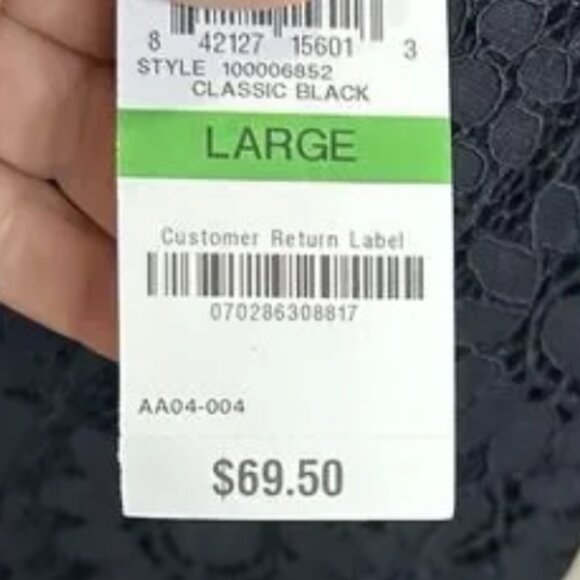 NWT American Rag Black Lace Long Sleeve Dress - Picture 6 of 9